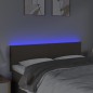 vidaXL Cabecero con LED de tela gris taupe 144x5x78/88 cm vidaXL Cabecero con LED de tela gris taupe 144x5x78/88 cm