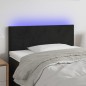 vidaXL Cabecero con LED de terciopelo negro 100x5x78/88 cm vidaXL Cabecero con LED de terciopelo negro 100x5x78/88 cm