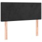 vidaXL Cabecero con LED de terciopelo negro 100x5x78/88 cm vidaXL Cabecero con LED de terciopelo negro 100x5x78/88 cm