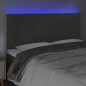 vidaXL Cabecero con luces LED terciopelo gris oscuro 180x5x118/128 cm vidaXL Cabecero con luces LED terciopelo gris oscuro 180x5x118/128 cm