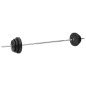 vidaXL Juego de barras y mancuernas con discos 90 kg vidaXL Juego de barras y mancuernas con discos 90 kg