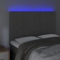 vidaXL Cabecero con luces LED terciopelo gris oscuro 144x5x118/128 cm vidaXL Cabecero con luces LED terciopelo gris oscuro 144x5x118/128 cm
