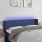 vidaXL Cabecero con LED de tela azul 147x16x78/88 cm vidaXL Cabecero con LED de tela azul 147x16x78/88 cm
