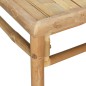 vidaXL Set de muebles de jardín 8 piezas bambú y cojines gris claro vidaXL Set de muebles de jardín 8 piezas bambú y cojines gris claro