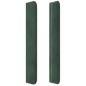 vidaXL Cabecero con LED de terciopelo verde oscuro 183x16x118/128 cm vidaXL Cabecero con LED de terciopelo verde oscuro 183x16x118/128 cm