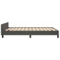 vidaXL Estructura cama con cabecero terciopelo gris oscuro 140x200 cm vidaXL Estructura cama con cabecero terciopelo gris oscuro 140x200 cm