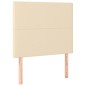 vidaXL Cama box spring con colchón tela color crema 80x200 cm vidaXL Cama box spring con colchón tela color crema 80x200 cm
