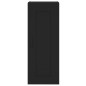 vidaXL Aparador de madera contrachapada negro 34,5x34x180 cm vidaXL Aparador de madera contrachapada negro 34,5x34x180 cm