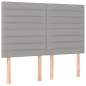 vidaXL Cama box spring con colchón tela gris claro 140x200 cm vidaXL Cama box spring con colchón tela gris claro 140x200 cm