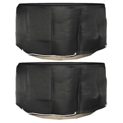 vidaXL Fundas para muebles de jardín 2 uds 10 ojales redonda Ø230x90cm