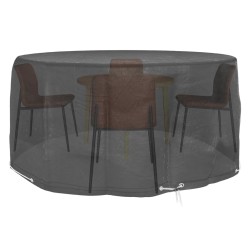 vidaXL Fundas para muebles de jardín 2 uds 10 ojales redonda Ø230x90cm