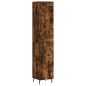 vidaXL Aparador de madera contrachapada roble ahumado 34,5x34x180 cm vidaXL Aparador de madera contrachapada roble ahumado 34,5x34x180 cm