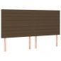 vidaXL Cama box spring con colchón tela marrón oscuro 180x200 cm vidaXL Cama box spring con colchón tela marrón oscuro 180x200 cm
