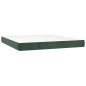 vidaXL Cama box spring con colchón terciopelo verde oscuro 180x200 cm vidaXL Cama box spring con colchón terciopelo verde oscuro 180x200 cm