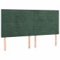 vidaXL Cama box spring con colchón terciopelo verde oscuro 180x200 cm vidaXL Cama box spring con colchón terciopelo verde oscuro 180x200 cm