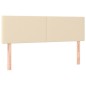 vidaXL Cama box spring con colchón y LED tela crema 140x200 cm vidaXL Cama box spring con colchón y LED tela crema 140x200 cm