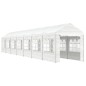 vidaXL Cenador con techo polietileno blanco 15,61x2,28x2,69 m vidaXL Cenador con techo polietileno blanco 15,61x2,28x2,69 m