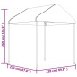 vidaXL Cenador con techo polietileno blanco 8,92x2,28x2,69 m vidaXL Cenador con techo polietileno blanco 8,92x2,28x2,69 m