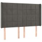 vidaXL Cama box spring colchón y LED terciopelo gris oscuro 140x200 cm vidaXL Cama box spring colchón y LED terciopelo gris oscuro 140x200 cm