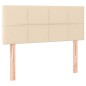 vidaXL Cama box spring con colchón tela color crema 90x200 cm vidaXL Cama box spring con colchón tela color crema 90x200 cm