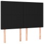 vidaXL Cama box spring con colchón tela negro 140x200 cm vidaXL Cama box spring con colchón tela negro 140x200 cm