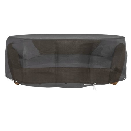 vidaXL Fundas para muebles de jardín 2 uds 10 ojales redonda Ø236x67cm