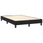vidaXL Cama box spring con colchón terciopelo negro 120x200 cm vidaXL Cama box spring con colchón terciopelo negro 120x200 cm