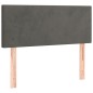 vidaXL Cama box spring con colchón terciopelo gris oscuro 90x190 cm vidaXL Cama box spring con colchón terciopelo gris oscuro 90x190 cm
