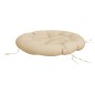vidaXL Cojín redondo tela Oxford beige Ø 100x11 cm vidaXL Cojín redondo tela Oxford beige Ø 100x11 cm