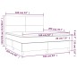 vidaXL Cama box spring con colchón cuero sintético gris 160x200 cm