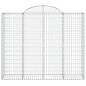 vidaXL Cestas gaviones 20 uds forma de arco hierro 200x50x160/180 cm vidaXL Cestas gaviones 20 uds forma de arco hierro 200x50x160/180 cm