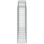 vidaXL Cestas gaviones 20 uds forma de arco hierro 200x50x160/180 cm vidaXL Cestas gaviones 20 uds forma de arco hierro 200x50x160/180 cm