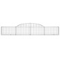 vidaXL Cestas de gaviones 30 uds forma de arco hierro 300x30x40/60 cm vidaXL Cestas de gaviones 30 uds forma de arco hierro 300x30x40/60 cm