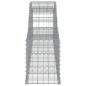 vidaXL Cestas de gaviones 30 uds forma de arco hierro 300x30x40/60 cm vidaXL Cestas de gaviones 30 uds forma de arco hierro 300x30x40/60 cm