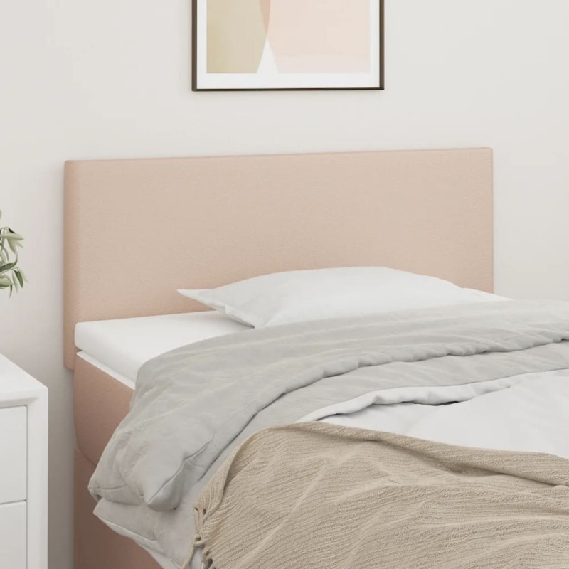 vidaXL Cabecero de cuero sintético color capuchino 80x5x78/88 cm vidaXL Cabecero de cuero sintético color capuchino 80x5x78/88 cm