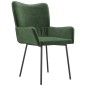 vidaXL Sillas de comedor 2 unidades terciopelo verde oscuro vidaXL Sillas de comedor 2 unidades terciopelo verde oscuro