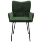 vidaXL Sillas de comedor 2 unidades terciopelo verde oscuro vidaXL Sillas de comedor 2 unidades terciopelo verde oscuro