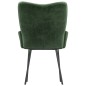 vidaXL Sillas de comedor 2 unidades terciopelo verde oscuro vidaXL Sillas de comedor 2 unidades terciopelo verde oscuro