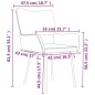 vidaXL Sillas de comedor 2 unidades terciopelo verde oscuro vidaXL Sillas de comedor 2 unidades terciopelo verde oscuro