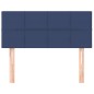 vidaXL Cabecero de tela azul 90x5x78/88 cm