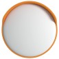 vidaXL Espejo de tráfico convexo exterior policarbonato naranja Ø30cm vidaXL Espejo de tráfico convexo exterior policarbonato naranja Ø30cm
