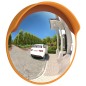 vidaXL Espejo de tráfico convexo exterior policarbonato naranja Ø30cm vidaXL Espejo de tráfico convexo exterior policarbonato naranja Ø30cm