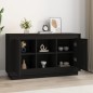vidaXL Aparador de madera contrachapada negro 102x35x60 cm vidaXL Aparador de madera contrachapada negro 102x35x60 cm