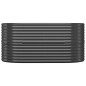 vidaXL Jardinera arriate acero recubierto polvo antracita 152x80x68 cm