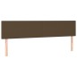 vidaXL Cama box spring con colchón tela marrón oscuro 200x200 cm vidaXL Cama box spring con colchón tela marrón oscuro 200x200 cm