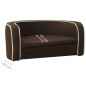 vidaXL Sofá plegable para perros cojín lavable lino marrón 76x71x30 cm vidaXL Sofá plegable para perros cojín lavable lino marrón 76x71x30 cm