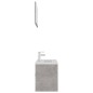 vidaXL Juego de muebles de baño madera de ingeniería gris hormigón vidaXL Juego de muebles de baño madera de ingeniería gris hormigón
