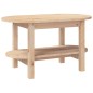 vidaXL Mesa de centro de madera maciza de pino 80x45x45 cm vidaXL Mesa de centro de madera maciza de pino 80x45x45 cm