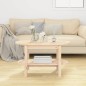 vidaXL Mesa de centro de madera maciza de pino 80x45x45 cm vidaXL Mesa de centro de madera maciza de pino 80x45x45 cm