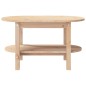 vidaXL Mesa de centro de madera maciza de pino 80x45x45 cm vidaXL Mesa de centro de madera maciza de pino 80x45x45 cm